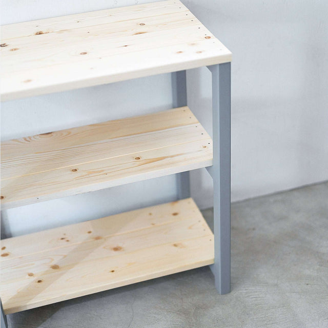 3段 シェルフ【グレー】