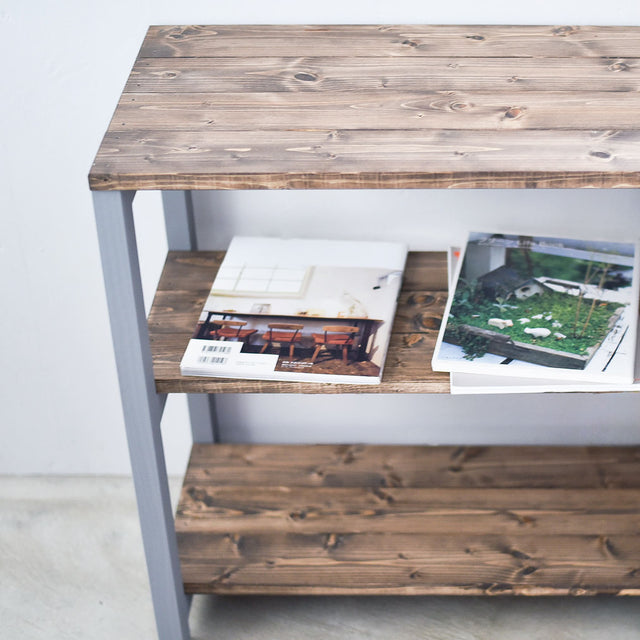 3段 シェルフ【グレー】