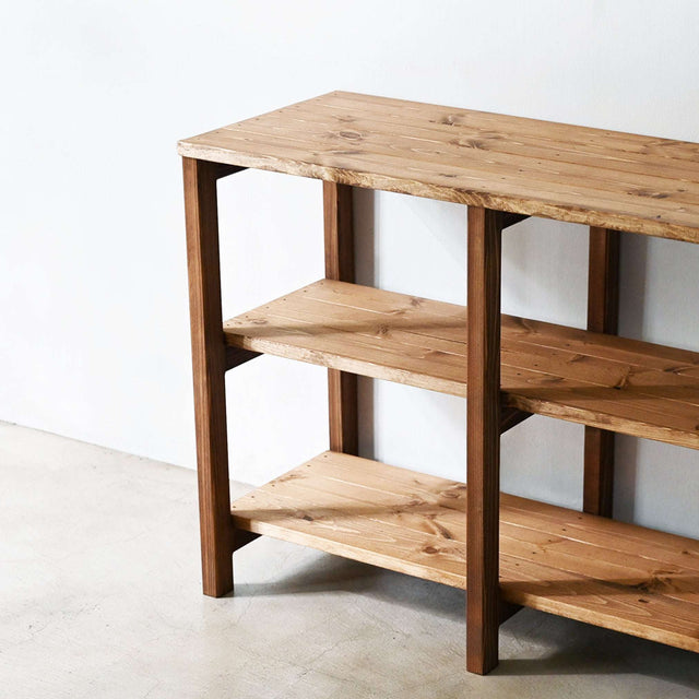 3段 シェルフ【ナチュラル】