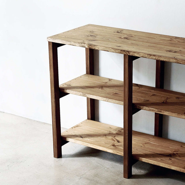 3段 シェルフ【ナチュラル】