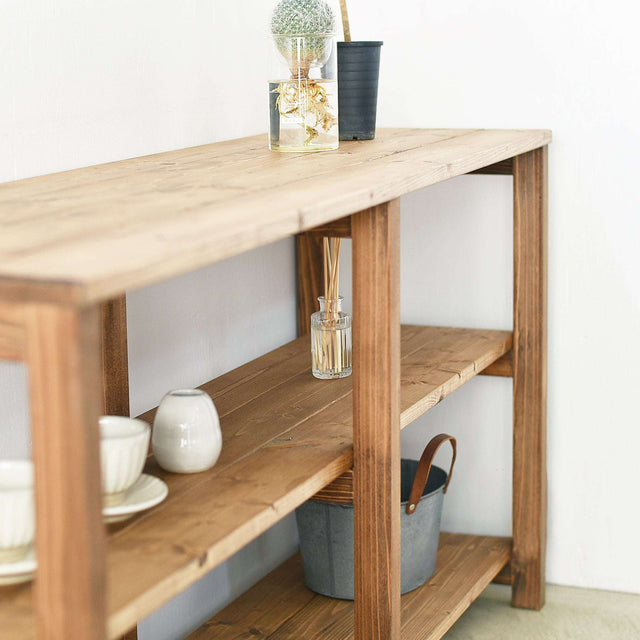 3段 シェルフ【ナチュラル】