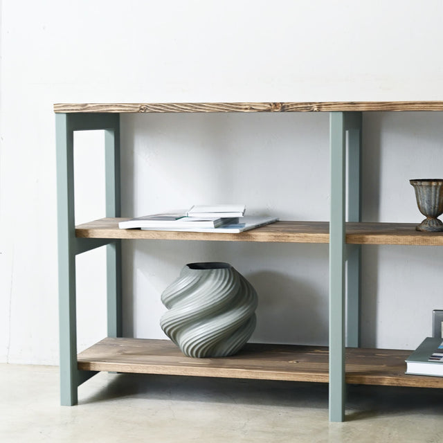 3段 シェルフ【オリーブ】