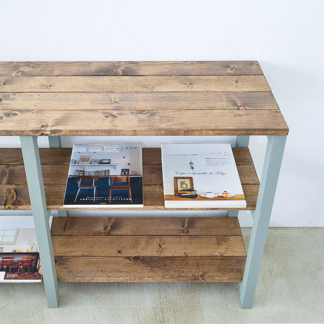 3段 シェルフ【オリーブ】