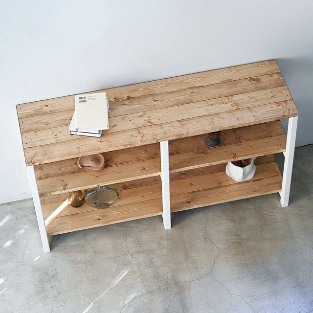 3段 シェルフ【ホワイト】