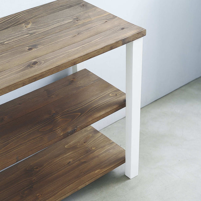 3段 シェルフ【ホワイト】