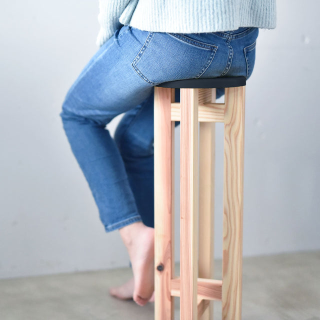 小さなスツール【黒】