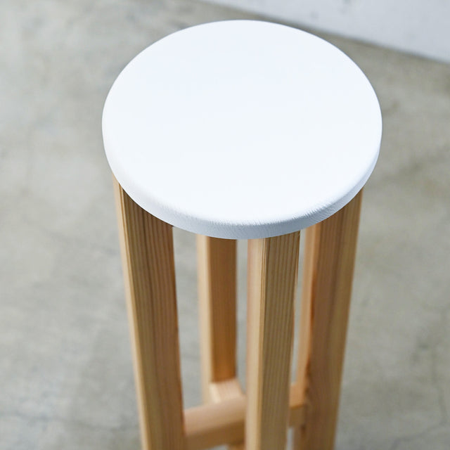 【アウトレット 10%OFF】 小さなスツール【白】