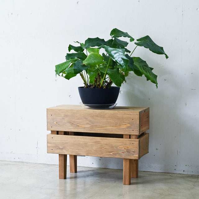 【アウトレット 15%OFF】2way 木箱のベンチ Sサイズ(幅:45cm)