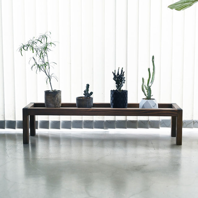 【アウトレット 15%OFF】木製プランタースタンド|プランツテーブル Lサイズ