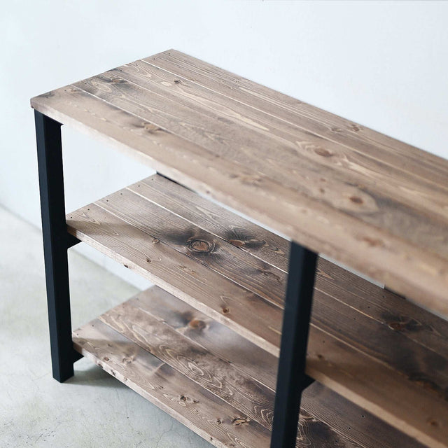 3段 シェルフ【ブラック】