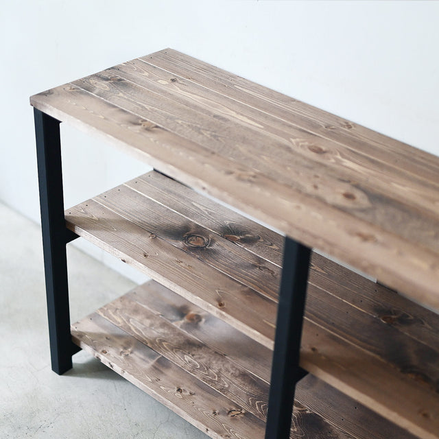 3段 シェルフ【ブラック】