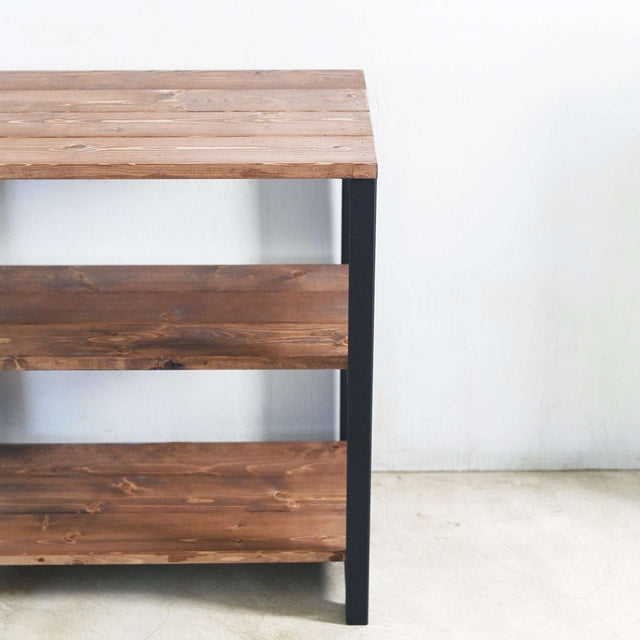 3段 シェルフ【ブラック】