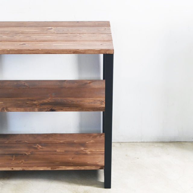 3段 シェルフ【ブラック】