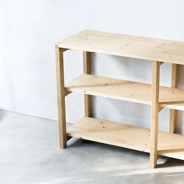 3段　シェルフ【ナチュラル】