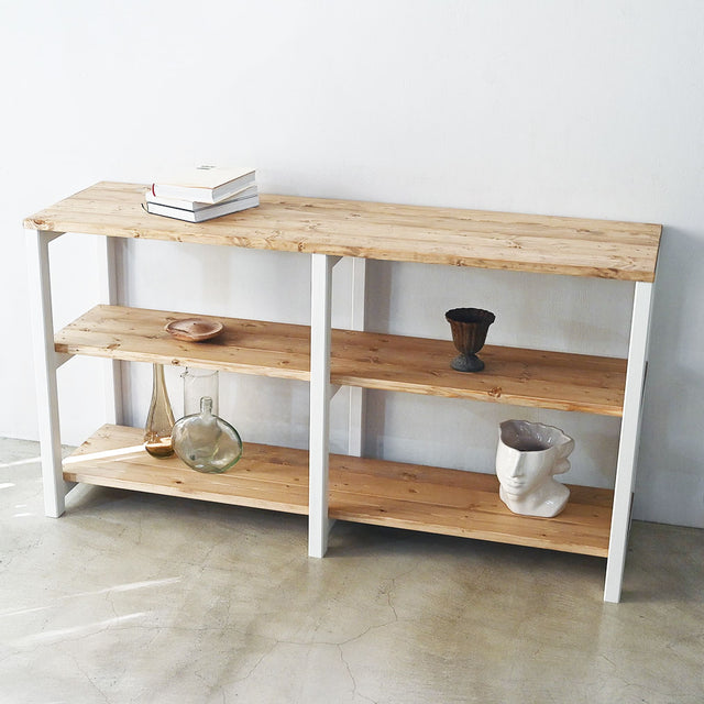 3段 シェルフ【ホワイト】