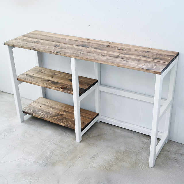 3段 シェルフ【ホワイト】