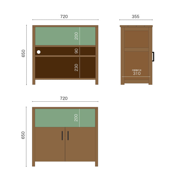 キャビネット(フルオーダー)