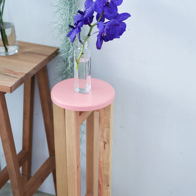 小さなスツール【ピンク】