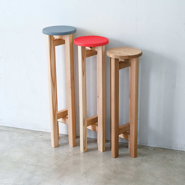 小さなスツール【赤】