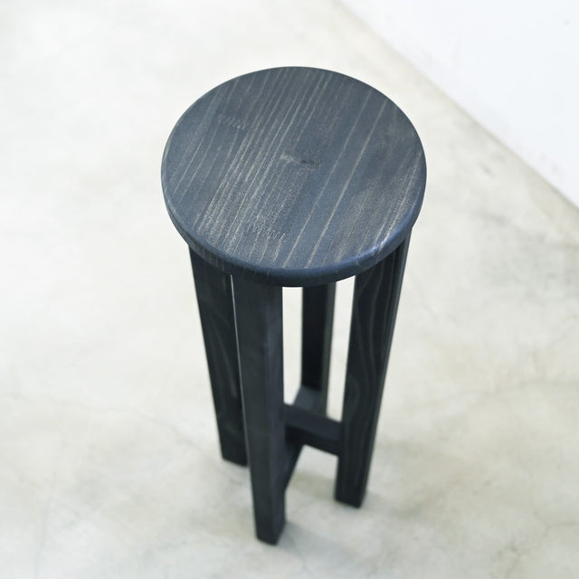 小さなスツール【墨】