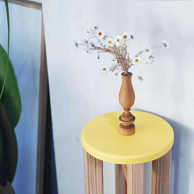 小さなスツール【黄】