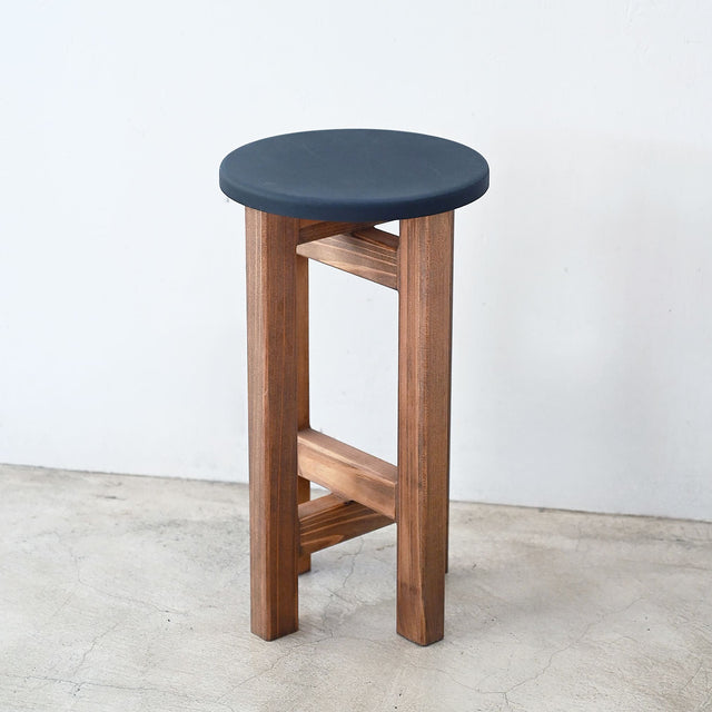 低くて小さなスツール【黒】