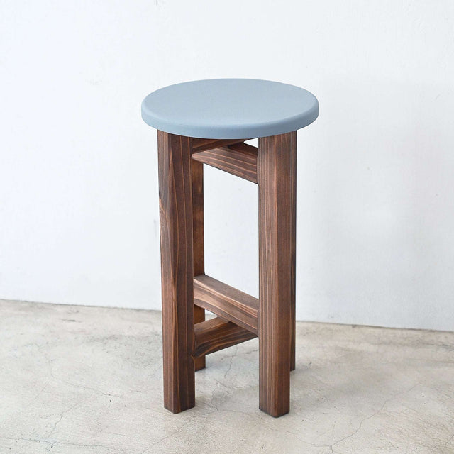 低くて小さなスツール【グレー】