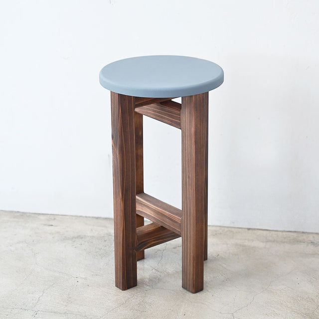 低くて小さなスツール【グレー】