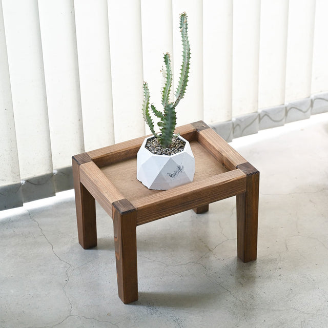 【アウトレット 15%OFF】木製プランタースタンド｜プランツテーブル Sサイズ