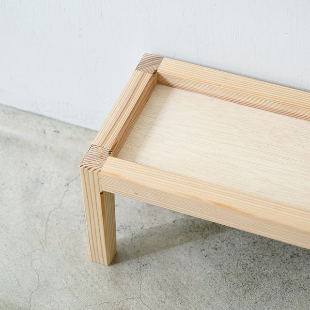 【アウトレット 15%OFF】木製プランタースタンド｜プランツテーブル Mサイズ